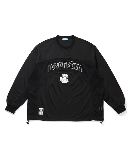 ICECREAM(アイスクリーム)の「MESH LS SHIRT(Tシャツ/カットソー・メンズ・ブルー/グレー/ブラック・LARGE/MEDIUM)」の2枚目の写真