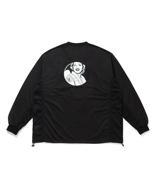 ICECREAM(アイスクリーム)の「MESH LS SHIRT(Tシャツ/カットソー・メンズ・ブルー/グレー/ブラック・LARGE/MEDIUM)」の4枚目の写真