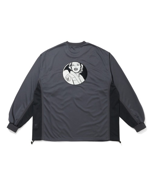 ICECREAM(アイスクリーム)の「MESH LS SHIRT(Tシャツ/カットソー・メンズ・ブルー/グレー/ブラック・LARGE/MEDIUM)」の5枚目の写真