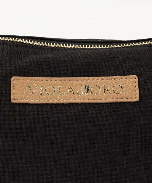 VIOLAd'ORO（ヴィオラドーロ）の「VIOLAd'ORO ONEHANDLE トートバッグ（トートバッグ・レディース・ブラック/キャメル・FREE）」の5枚目の写真