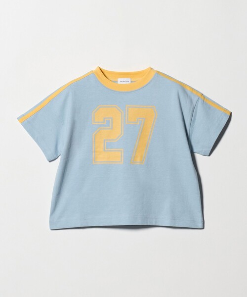 green label relaxing(グリーンレーベルリラクシング)の「【WEB限定】ナンバープリント Tシャツ/ キッズ 100cm-160cm(Tシャツ/カットソー・キッズ・オフホワイト/ライトブルー/ワイン/ケリーグリーン・120cm/100cm/110cm/130cm/160cm/150cm/140cm)」の16枚目の写真