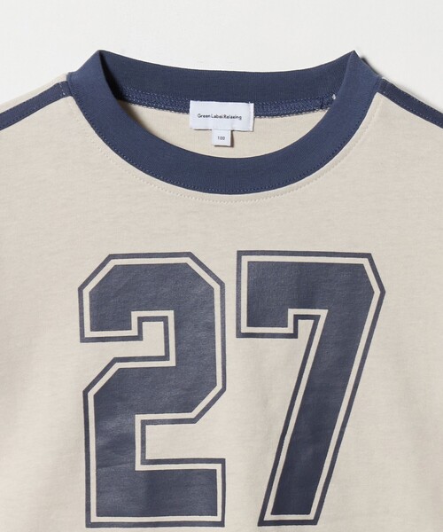 green label relaxing(グリーンレーベルリラクシング)の「【WEB限定】ナンバープリント Tシャツ/ キッズ 100cm-160cm(Tシャツ/カットソー・キッズ・オフホワイト/ライトブルー/ワイン/ケリーグリーン・120cm/100cm/110cm/130cm/160cm/150cm/140cm)」の20枚目の写真