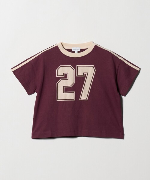green label relaxing(グリーンレーベルリラクシング)の「【WEB限定】ナンバープリント Tシャツ/ キッズ 100cm-160cm(Tシャツ/カットソー・キッズ・オフホワイト/ライトブルー/ワイン/ケリーグリーン・120cm/100cm/110cm/130cm/160cm/150cm/140cm)」の22枚目の写真