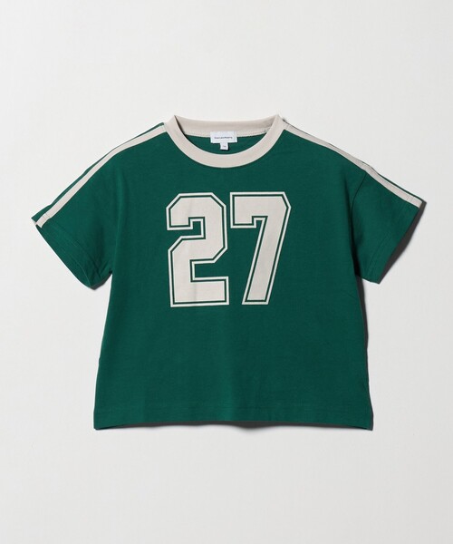 green label relaxing(グリーンレーベルリラクシング)の「【WEB限定】ナンバープリント Tシャツ/ キッズ 100cm-160cm(Tシャツ/カットソー・キッズ・オフホワイト/ライトブルー/ワイン/ケリーグリーン・120cm/100cm/110cm/130cm/160cm/150cm/140cm)」の6枚目の写真