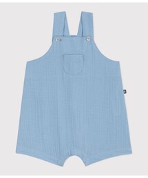 ダブルガーゼショートサロペット