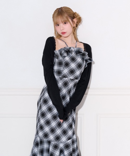 apres jour(アプレジュール)の「リボンデザインティアードキャミワンピース(ワンピース・レディース・ブラック/ブラック系その他/ピンク/ブラウン系その他・SMALL/X-LARGE/MEDIUM)」の14枚目の写真