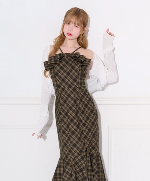apres jour(アプレジュール)の「リボンデザインティアードキャミワンピース(ワンピース・レディース・ブラック/ブラック系その他/ピンク/ブラウン系その他・SMALL/X-LARGE/MEDIUM)」の18枚目の写真