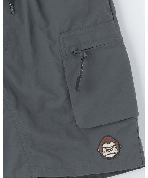 XLARGE KIDS(エクストララージキッズ)の「ファニーゴリラ ウォーターギミックショートパンツ(その他パンツ・キッズ・グレー/オレンジ・100cm/130cm/90cm/110cm/80cm/120cm/140cm)」の15枚目の写真