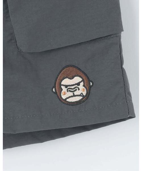 XLARGE KIDS(エクストララージキッズ)の「ファニーゴリラ ウォーターギミックショートパンツ(その他パンツ・キッズ・グレー/オレンジ・100cm/130cm/90cm/110cm/80cm/120cm/140cm)」の17枚目の写真