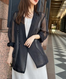 セール】MEDI LILY JACQUARD JACKET（テーラードジャケット）｜Ameri