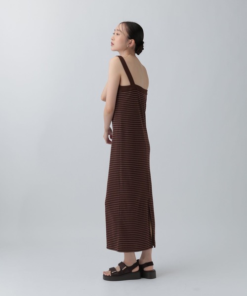 LEPSIM(レプシィム)の「アソートスクエアキャミワンピース 742617(ワンピース・レディース・カーキオリーブ/チャコールグレー/ブラウン系その他/ブラック・FREE)」の14枚目の写真