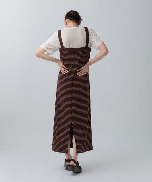 LEPSIM(レプシィム)の「アソートスクエアキャミワンピース 742617(ワンピース・レディース・カーキオリーブ/チャコールグレー/ブラウン系その他/ブラック・FREE)」の19枚目の写真
