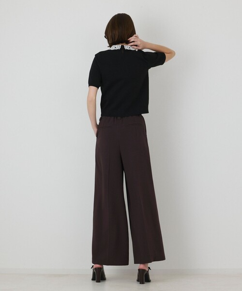 GRACE CONTINENTAL(グレースコンチネンタル)の「タックワイドパンツ(その他パンツ・レディース・ブラウン/ブラック・38/36)」の18枚目の写真