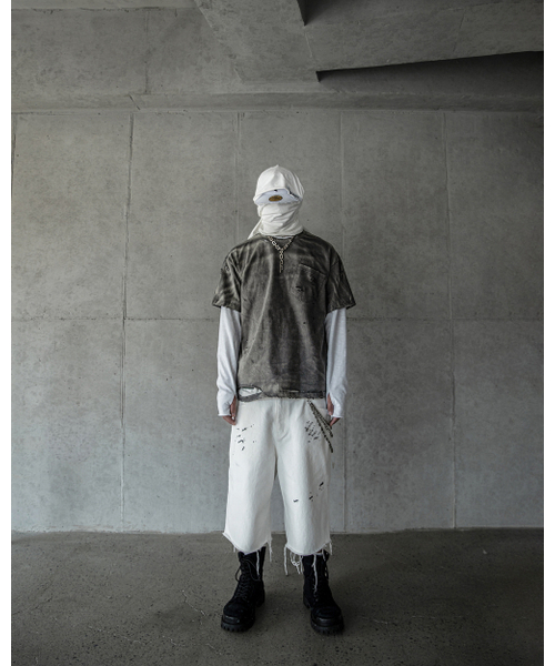 ROARINGRAD（ロアリングラド）の「ウォッシュドデストロイドTシャツグレー（Tシャツ/カットソー・メンズ・その他・MEDIUM/LARGE）」の9枚目の写真