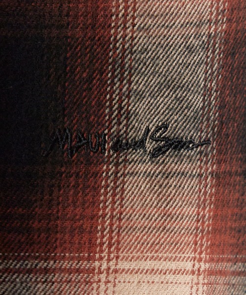 MAUI and Sons（マウイアンドサンズ）の「MAUI and Sons / マウイアンドサンズ VENICE OMBRE BIG SHIRT ヴェニスオンブレビッグシャツ オーバーサイズ 2026年春夏春服 夏服（シャツ/ブラウス・メンズ・ブラック/ブラウン・M/L）」の10枚目の写真