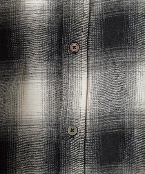 MAUI and Sons（マウイアンドサンズ）の「MAUI and Sons / マウイアンドサンズ VENICE OMBRE BIG SHIRT ヴェニスオンブレビッグシャツ オーバーサイズ 2026年春夏春服 夏服（シャツ/ブラウス・メンズ・ブラック/ブラウン・M/L）」の12枚目の写真