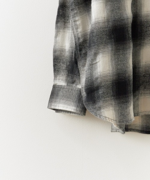 MAUI and Sons（マウイアンドサンズ）の「MAUI and Sons / マウイアンドサンズ VENICE OMBRE BIG SHIRT ヴェニスオンブレビッグシャツ オーバーサイズ 2026年春夏春服 夏服（シャツ/ブラウス・メンズ・ブラック/ブラウン・M/L）」の13枚目の写真