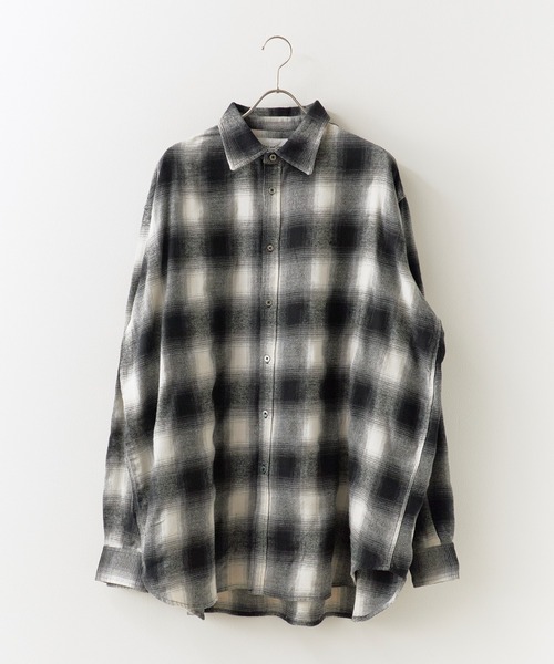 MAUI and Sons（マウイアンドサンズ）の「MAUI and Sons / マウイアンドサンズ VENICE OMBRE BIG SHIRT ヴェニスオンブレビッグシャツ オーバーサイズ 2026年春夏春服 夏服（シャツ/ブラウス・メンズ・ブラック/ブラウン・M/L）」の18枚目の写真