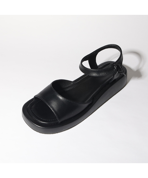 APTO(アプト)の「Itzzy イッジ サンダル AISS006(サンダル・レディース・ブラック・23.5cm/24.5cm/23cm/25cm/24cm)」の1枚目の写真