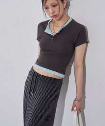 WHO'S WHO gallery | レースレイヤードリングドットヘンリーTEE(Tシャツ/カットソー)