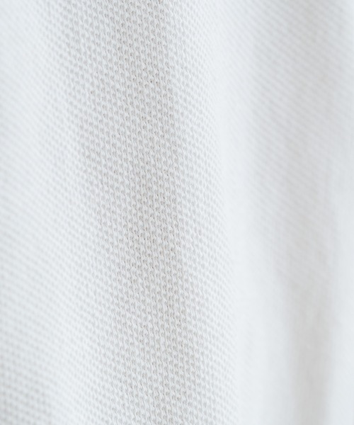 quadro（クオドロ）の「ヴィンテージ鹿の子5分袖クルーネックプルオーバー（Tシャツ/カットソー・メンズ・ブラック/杢グレー/ホワイト・MEDIUM/LARGE）」の11枚目の写真