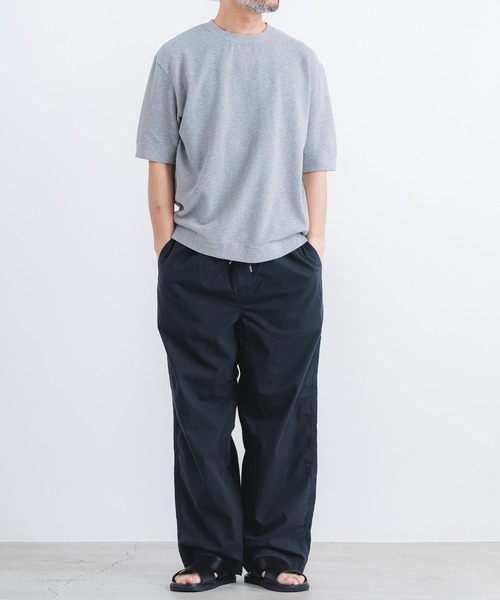 quadro（クオドロ）の「ヴィンテージ鹿の子5分袖クルーネックプルオーバー（Tシャツ/カットソー・メンズ・ブラック/杢グレー/ホワイト・MEDIUM/LARGE）」の15枚目の写真