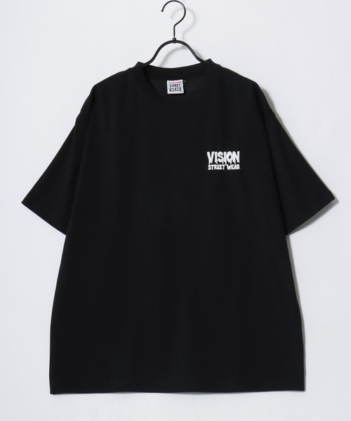 VISION STREET WEAR(ヴィジョンストリートウェア)の「VISION STREET WEAR/ヴィジョンストリートウェア 吸水速乾 オーバーサイズ バックプリント ロゴ ワンポイント 半袖Tシャツ/レディース メンズ(Tシャツ/カットソー・メンズ・ブラック系その他3/ホワイト系その他3/ホワイト系その他2/ブラック系その他2/ブラック/ホワイト/ブラック系その他/ホワイト系その他・M/LL/L)」の11枚目の写真