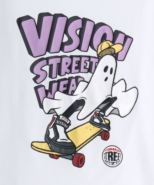 VISION STREET WEAR(ヴィジョンストリートウェア)の「VISION STREET WEAR/ヴィジョンストリートウェア 吸水速乾 オーバーサイズ バックプリント ロゴ ワンポイント 半袖Tシャツ/レディース メンズ(Tシャツ/カットソー・メンズ・ブラック系その他3/ホワイト系その他3/ホワイト系その他2/ブラック系その他2/ブラック/ホワイト/ブラック系その他/ホワイト系その他・M/LL/L)」の21枚目の写真