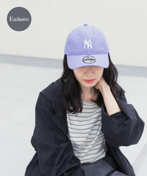 NEW ERA（ニューエラ）の「『別注』New Era×DOORS　920CS（キャップ・レディース・ベージュ/オフホワイト/ラベンダー/ライトカーキ・ONE）」の4枚目の写真