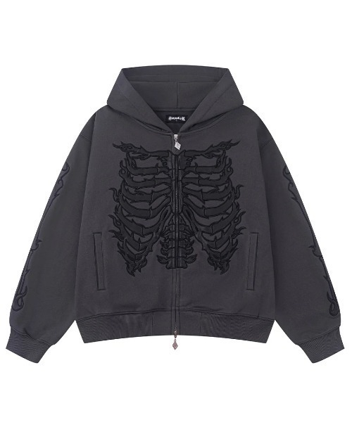 A'GEM/9 × .kom 『SUPPLIER/サプライヤー』 Fire Bones Leather Patch