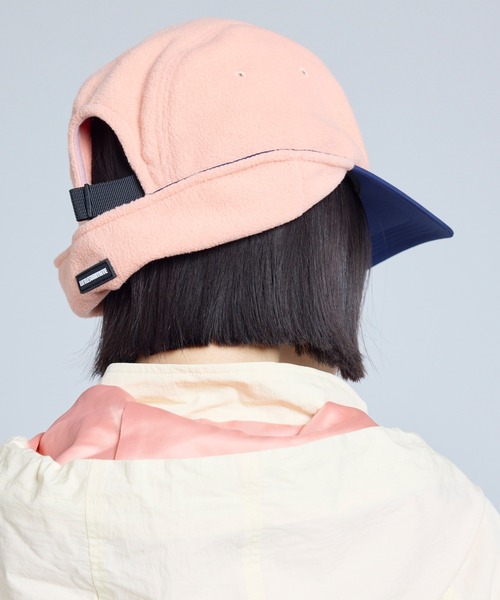 Little sunny bite(リトルサニーバイト)の「littlesunnybite/リトルサニーバイト/fleece cap(キャップ・レディース・アイボリー/グレー/オレンジ・F)」の8枚目の写真