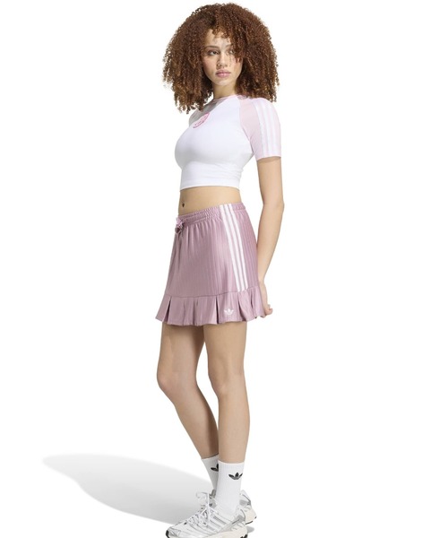 adidas(アディダス)の「adidas CARE BEARS BABY TEE / アディダス ケアベア ベビー Tシャツ(Tシャツ/カットソー・レディース・ホワイト×ピンク・L/M/S)」の10枚目の写真