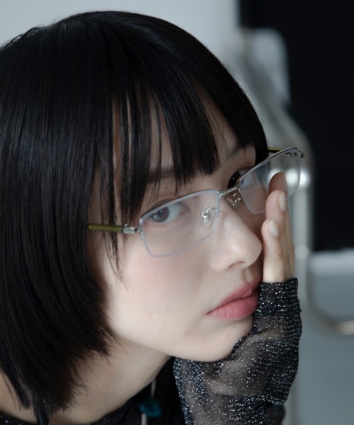 VACANCY(ヴァカンシー)の「リムレススクエアメガネ(メガネ・レディース・シルバー・FREE)」の1枚目の写真