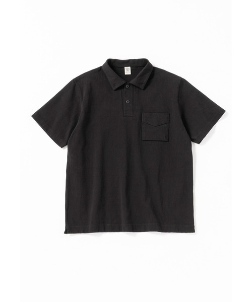 Jackman(ジャックマン)の「Dotsume Pocket Polo(Tシャツ/カットソー・メンズ・オフホワイト/ブラック・MEDIUM/LARGE)」の1枚目の写真