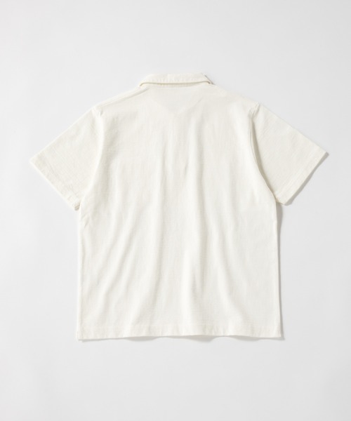 Jackman(ジャックマン)の「Dotsume Pocket Polo(Tシャツ/カットソー・メンズ・オフホワイト/ブラック・MEDIUM/LARGE)」の3枚目の写真