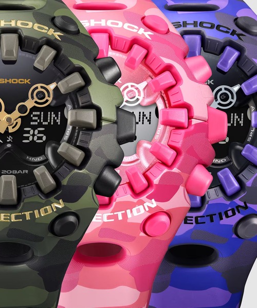 G-SHOCK(ジーショック)の「G-SHOCK/ジーショック 腕時計 "BOLD CAMO SERIES COLOR CAMO" GA-V01CMG-6AJF(アナログ腕時計・メンズ・パープル系その他・FREE)」の11枚目の写真