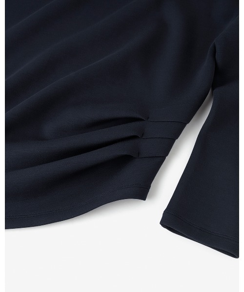 DoCLASSE（ ドゥクラッセ）の「シルキーダンボール・ボートネック（Tシャツ/カットソー・レディース・グレー/イエロー/トップグレー/ダークネイビー・LL/3L/S/M/L/XL/XXL）」の14枚目の写真
