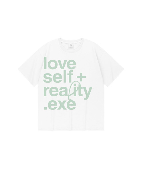VENHIT(ベンヒット)の「ラブセルフ オーバーサイズ 半袖Tシャツ(Tシャツ/カットソー・レディース・イエロー/カーキ/ブラック/ホワイト・2XL/X-LARGE/LARGE/MEDIUM)」の1枚目の写真