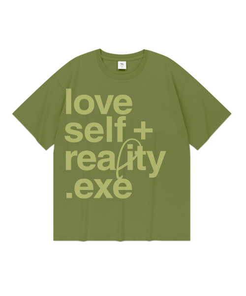 VENHIT(ベンヒット)の「ラブセルフ オーバーサイズ 半袖Tシャツ(Tシャツ/カットソー・レディース・イエロー/カーキ/ブラック/ホワイト・2XL/X-LARGE/LARGE/MEDIUM)」の6枚目の写真