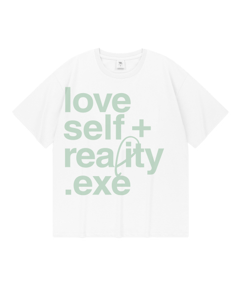 VENHIT(ベンヒット)の「ラブセルフ オーバーサイズ 半袖Tシャツ(Tシャツ/カットソー・レディース・イエロー/カーキ/ブラック/ホワイト・2XL/X-LARGE/LARGE/MEDIUM)」の7枚目の写真