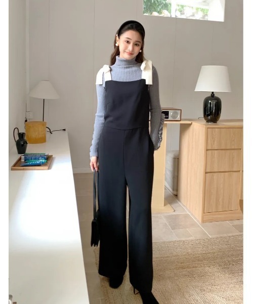 BIRTHDAY BASH(バースデイバッシュ)の「SHOULDER RIBBON SALOPETTE(その他パンツ・レディース・ブラック・MEDIUM/SMALL)」の9枚目の写真