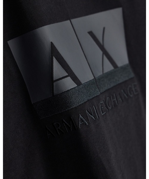 ARMANI EXCHANGE(アルマーニエクスチェンジ)の「【A|X アルマーニ エクスチェンジ】ボックスロゴ スリムフィット 半袖クルーネックTシャツ/SLIM(Tシャツ/カットソー・メンズ・ブラック・LARGE/MEDIUM/SMALL/X-LARGE/X-SMALL/XX-LARGE)」の8枚目の写真