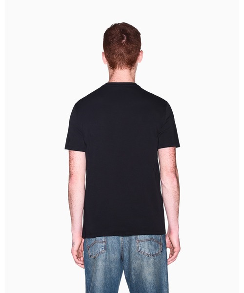 ARMANI EXCHANGE(アルマーニエクスチェンジ)の「【A|X アルマーニ エクスチェンジ】ボックスロゴ スリムフィット 半袖クルーネックTシャツ/SLIM(Tシャツ/カットソー・メンズ・ブラック・LARGE/MEDIUM/SMALL/X-LARGE/X-SMALL/XX-LARGE)」の2枚目の写真