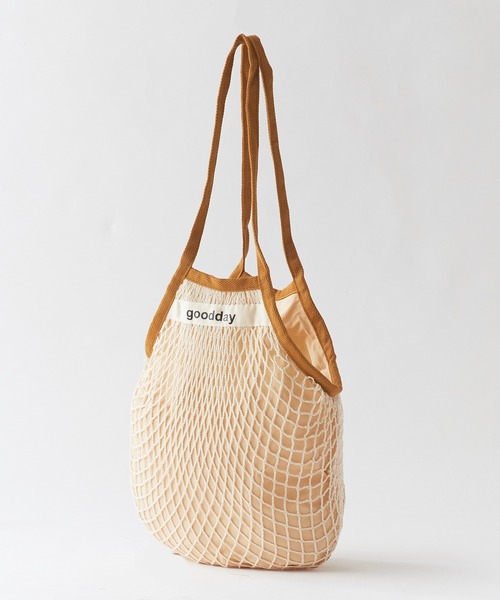 Chick(チック)の「Mesh Layered Tote Bag / メッシュ レイヤード トートバッグ 網 透かし編み ナチュラル カジュアル レディース 2026年 夏 夏服(トートバッグ・レディース・ブラウン/レッド/ブルー/ミント・FREE)」の21枚目の写真