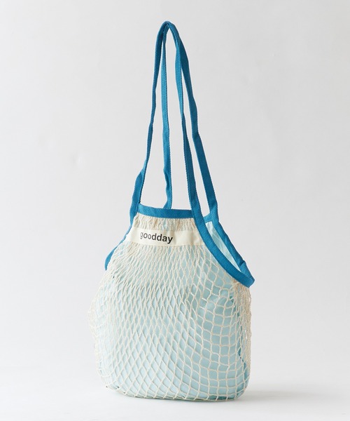 Chick(チック)の「Mesh Layered Tote Bag / メッシュ レイヤード トートバッグ 網 透かし編み ナチュラル カジュアル レディース 2026年 夏 夏服(トートバッグ・レディース・ブラウン/レッド/ブルー/ミント・FREE)」の18枚目の写真