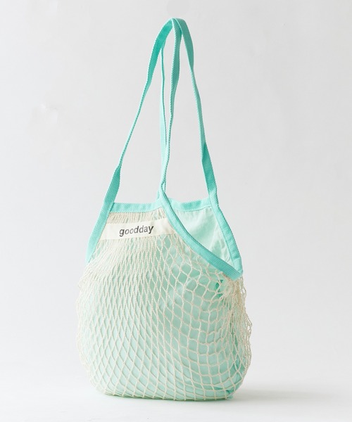 Chick(チック)の「Mesh Layered Tote Bag / メッシュ レイヤード トートバッグ 網 透かし編み ナチュラル カジュアル レディース 2026年 夏 夏服(トートバッグ・レディース・ブラウン/レッド/ブルー/ミント・FREE)」の19枚目の写真