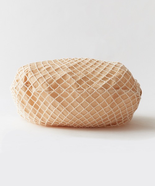 Chick(チック)の「Mesh Layered Tote Bag / メッシュ レイヤード トートバッグ 網 透かし編み ナチュラル カジュアル レディース 2026年 夏 夏服(トートバッグ・レディース・ブラウン/レッド/ブルー/ミント・FREE)」の5枚目の写真