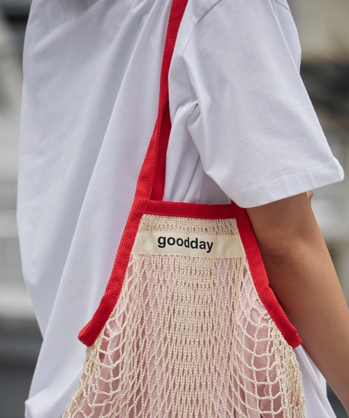 Chick(チック)の「Mesh Layered Tote Bag / メッシュ レイヤード トートバッグ 網 透かし編み ナチュラル カジュアル レディース 秋 秋服 2026年秋冬(トートバッグ・レディース・ブラウン/レッド/ブルー/ミント・FREE)」の22枚目の写真