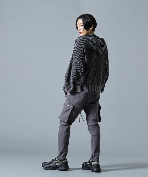 DANKE SCHON（ダンケシェーン）の「【WEB&DEPOT限定】DankeSchon/ダンケシェーン/CGEMICAL MESHKNIT ZIP HOODIE（パーカー・レディース・ブラック・L/M）」の7枚目の写真