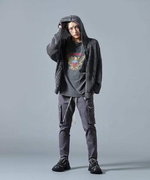 DANKE SCHON（ダンケシェーン）の「【WEB&DEPOT限定】DankeSchon/ダンケシェーン/CGEMICAL MESHKNIT ZIP HOODIE（パーカー・レディース・ブラック・L/M）」の8枚目の写真